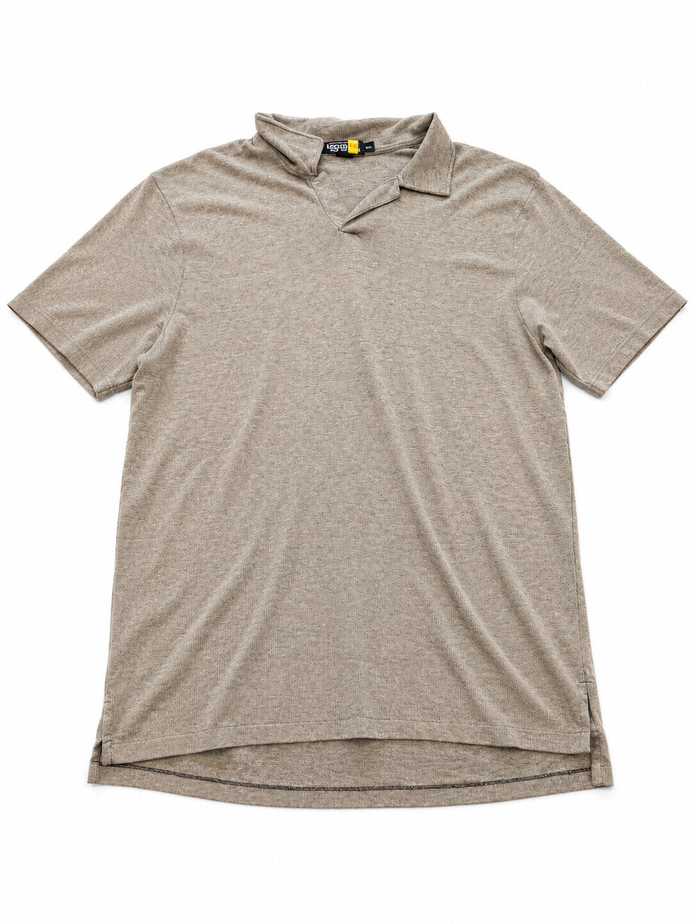 Polo by Ralph Lauren Men XXL Beige Brown Short Sleeve Knit Polo Shirt Casual